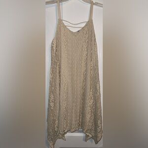 Cato Girls Ivory Lace Dress Size L